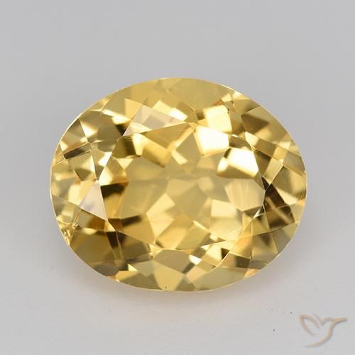 4.47ct Naturale Oro Citrino, Ovale, VVS-VS
