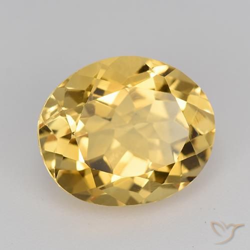 Citrino Oro naturale da 4.47 ct, Ovale, VVS-VS
