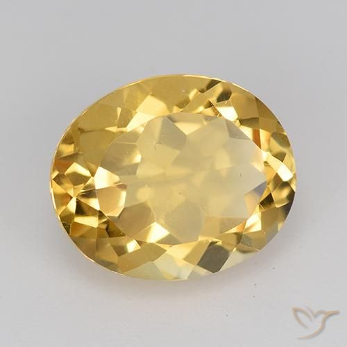 Citrino Oro naturale da 4.22 ct, Ovale, VVS-VS