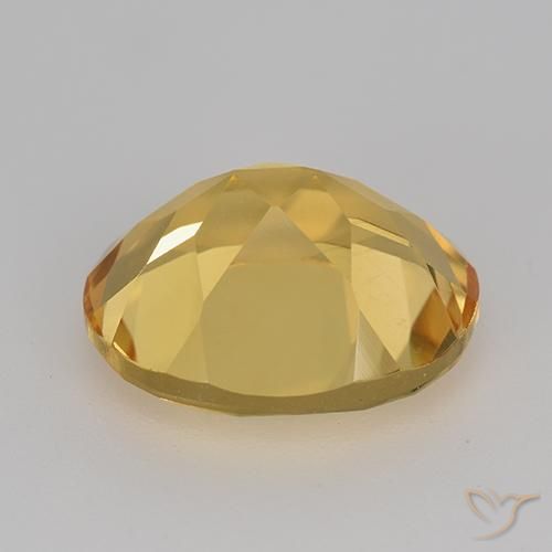 Citrino Dorato medio-scuro naturale da 4.43 ct, Ovale, VVS-VS