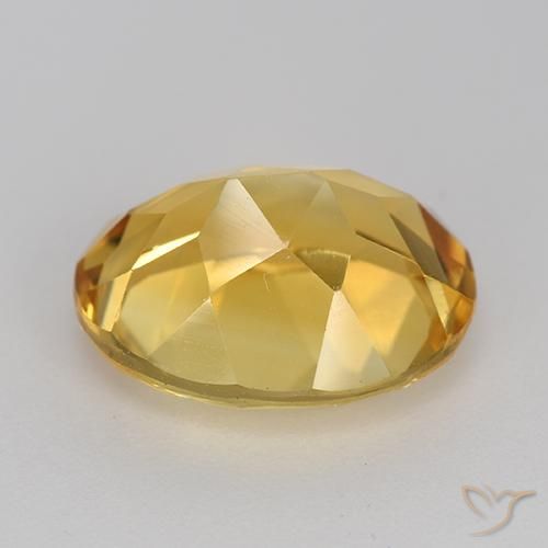 Citrino Arancio dorato naturale da 4.38 ct, Ovale, VVS-VS