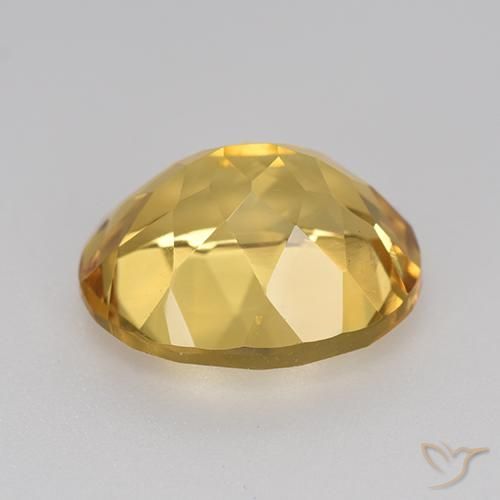 Citrino Arancio dorato naturale da 4.53 ct, Ovale, VVS-VS