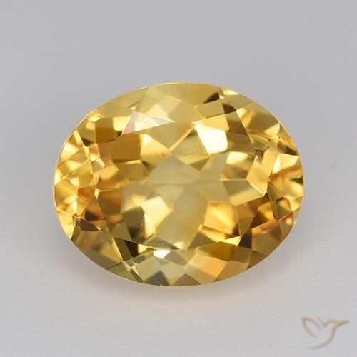4.76ct Naturale Arancio dorato Citrino, Ovale, VVS-VS
