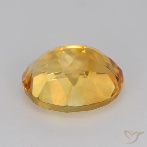 Citrino Arancio dorato naturale da 4.76 ct, Ovale, VVS-VS