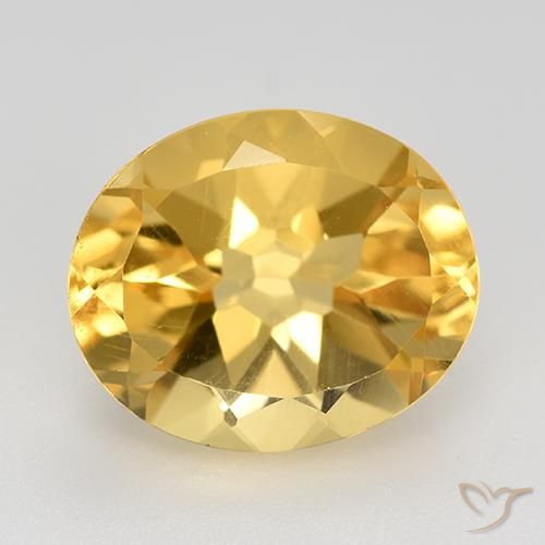 4.73ct Naturale Oro brillante Citrino, Ovale, VVS-VS