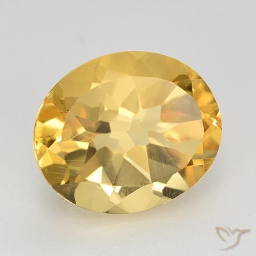Citrino Oro brillante naturale da 4.73 ct, Ovale, VVS-VS