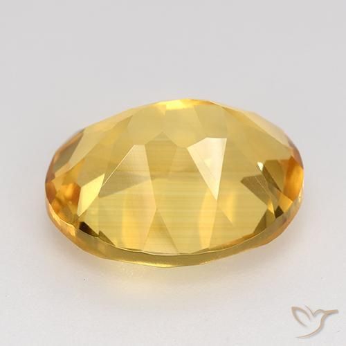 Citrino Dorato naturale da 4.67 ct, Ovale, VVS-VS