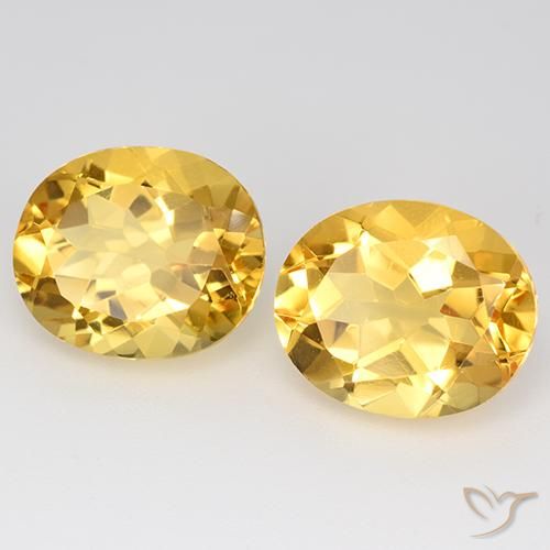 Gemme di Citrino Dorato naturale da 9.31 ct, Ovale, VVS-VS