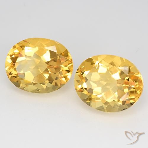 Gemme di Citrino Dorato naturale da 10.12 ct, Ovale, VVS-VS