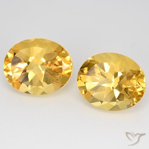 Gemme di Citrino Oro brillante naturale da 9.70 ct, Ovale, VVS-VS