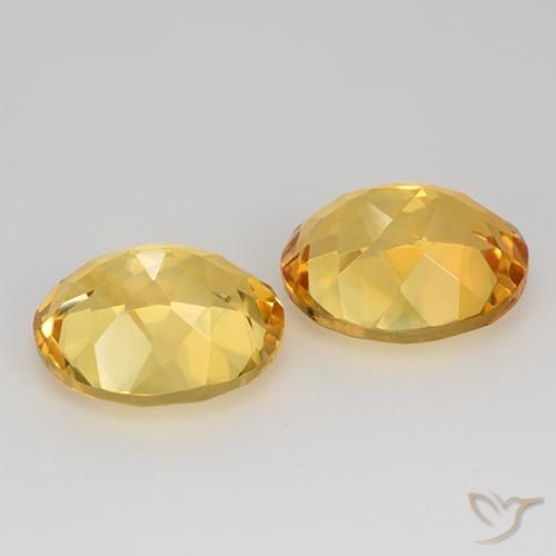 Citrino naturale dorato da 9,44 ct, taglio ovale, VVS-VS
