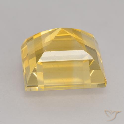 Citrino Dorato naturale da 3.57 ct, Quadrato, VS