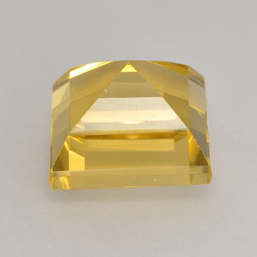 Citrino naturale dorato da 3,72 ct, quadrato, VVS-VS