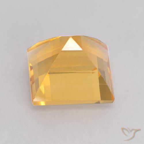 Citrino Oro brillante naturale da 3.68 ct, Quadrato, VS
