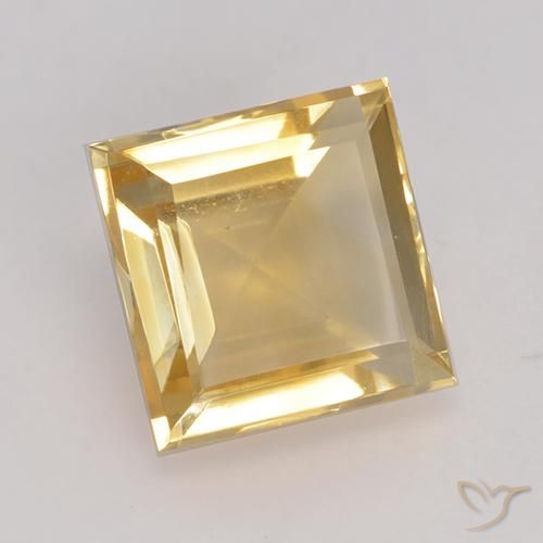 Citrino Oro naturale da 3.43 ct, Quadrato, VVS-VS