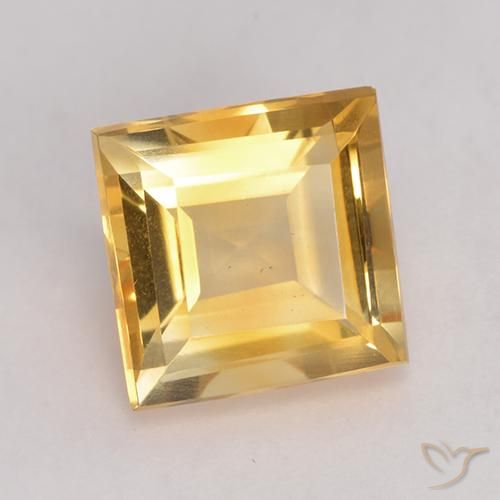 Citrino Oro naturale da 2.94 ct, Quadrato, VVS-VS