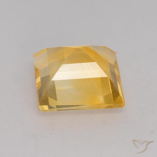 Citrino Oro naturale da 2.94 ct, Quadrato, VVS-VS