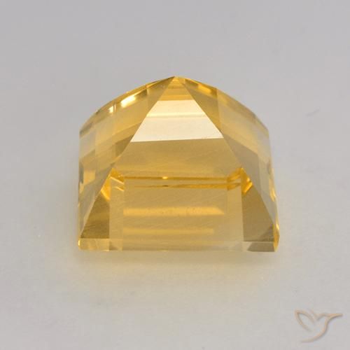 Citrino Oro medio naturale da 3.75 ct, Quadrato, VS
