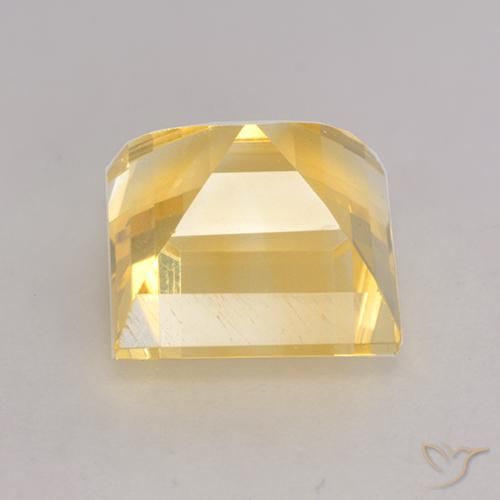 Citrino Arancio dorato naturale da 4.13 ct, Quadrato, VS