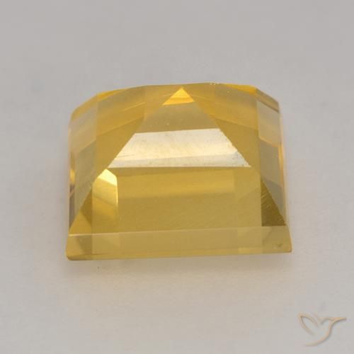 Citrino Oro brillante naturale da 3.39 ct, Quadrato, VS