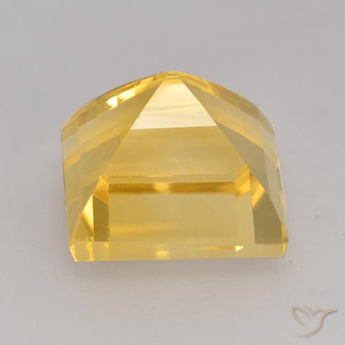 Citrino Oro medio naturale da 3.66 ct, Quadrato, VVS-VS