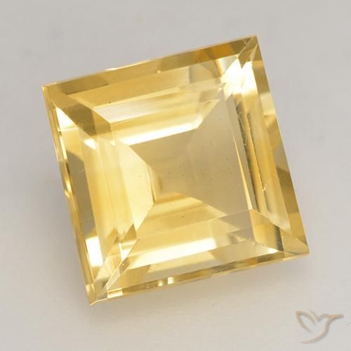 Citrino Oro naturale da 3.14 ct, Quadrato, VS