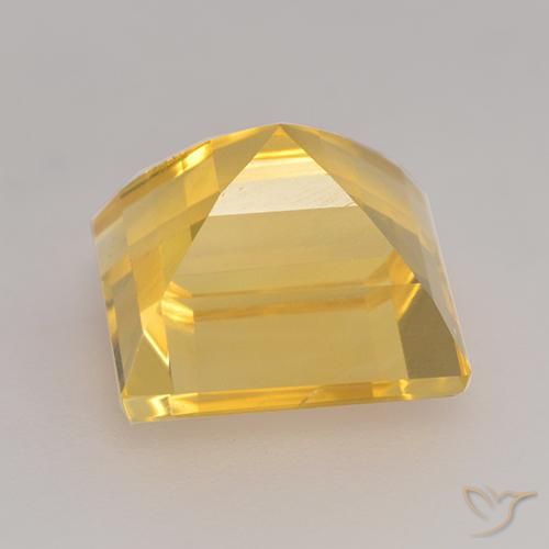 Citrino Oro brillante naturale da 3.55 ct, Quadrato, VS