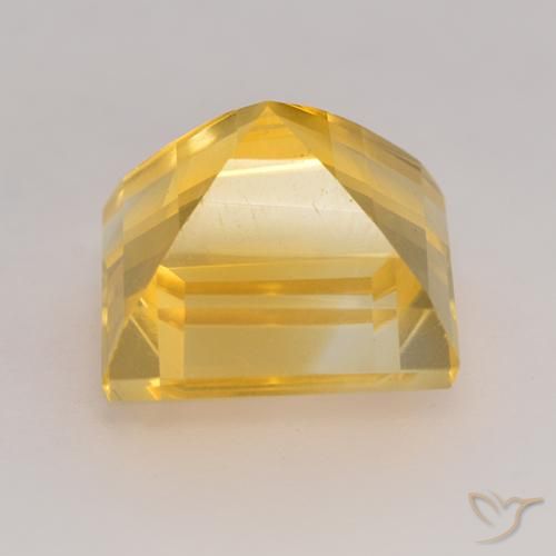 Citrino Oro brillante naturale da 3.71 ct, Quadrato, VS