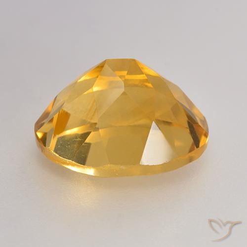 Citrino Arancio dorato naturale da 3.71 ct, Ovale, VVS-VS