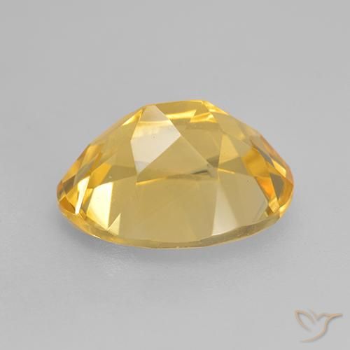 Citrino Dorato naturale da 3.33 ct, Ovale, VVS-VS