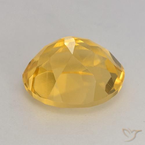 Citrino Arancio dorato naturale da 3.64 ct, Ovale, VVS-VS
