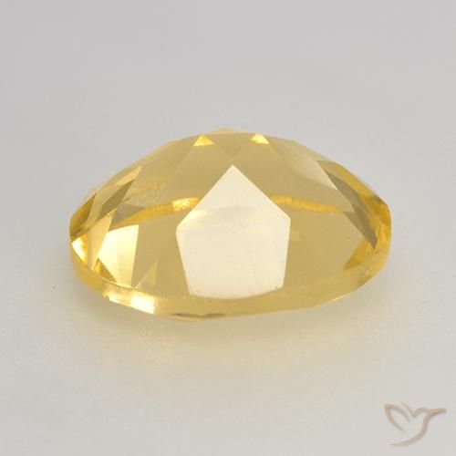 Citrino Dorato naturale da 3.28 ct, Ovale, VVS-VS
