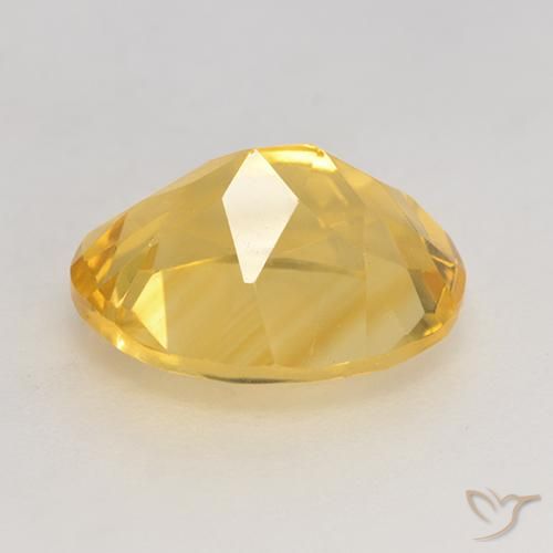Citrino Dorato naturale da 3.23 ct, Ovale, VVS-VS