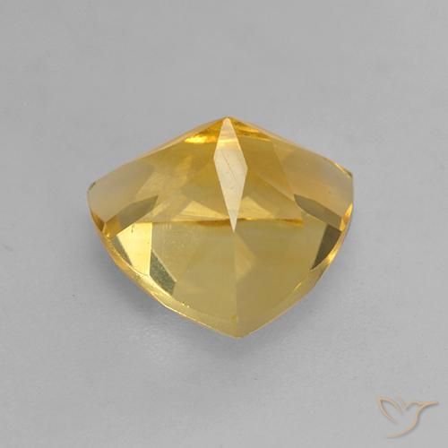 Citrino Oro medio naturale da 2.26 ct, Taglio trillion, VVS-VS