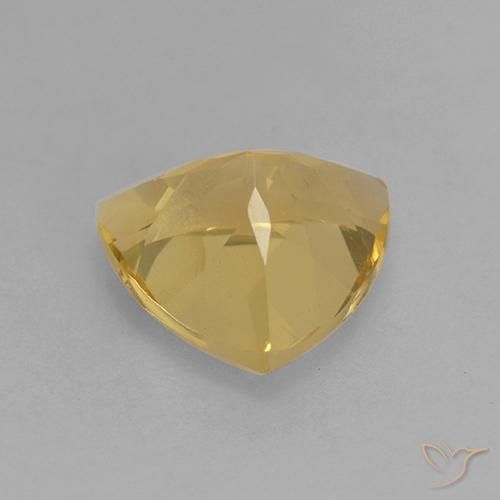 Citrino Arancio dorato naturale da 2.11 ct, Taglio trillion, VVS-VS