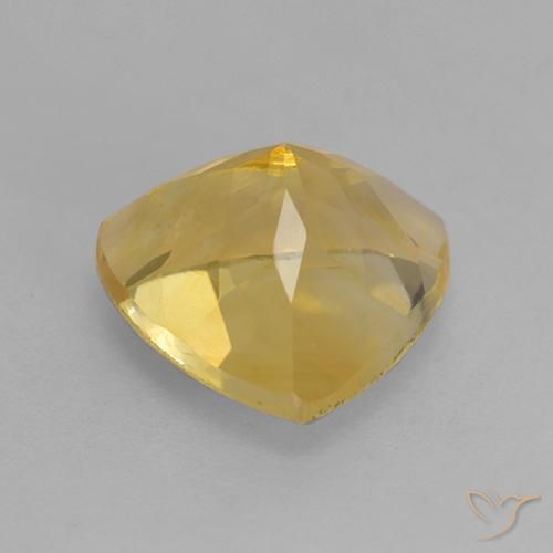 Citrino Dorato medio naturale da 2.35 ct, Taglio trillion, VVS-VS