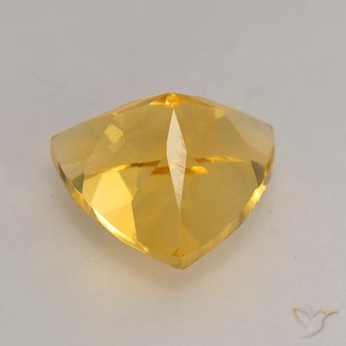 Citrino Dorato medio naturale da 2.24 ct, Taglio trillion, VVS-VS