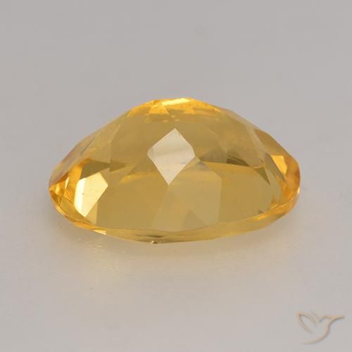 Citrino Arancio-Oro naturale da 3.17 ct, Ovale, VVS-VS