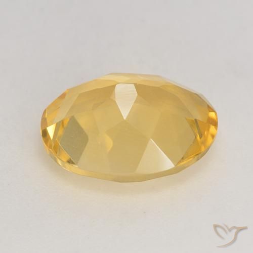 Citrino Oro medio naturale da 3.06 ct, Ovale, VVS-VS