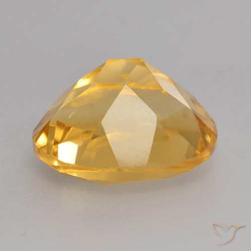 Citrino Arancio medio-chiaro-oroG naturale da 3.81 ct, Ovale, VVS-VS