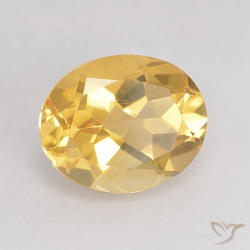 Citrino Arancio dorato naturale da 3.43 ct, Ovale, VVS-VS