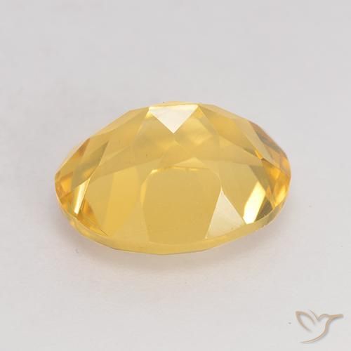 Citrino Arancio dorato naturale da 3.43 ct, Ovale, VVS-VS