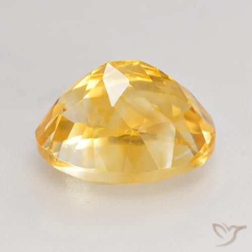 Citrino Oro medio naturale da 4.00 ct, Ovale, VVS-VS