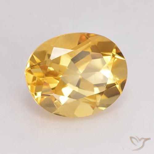 Citrino Dorato naturale da 3.33 ct, Ovale, VVS-VS