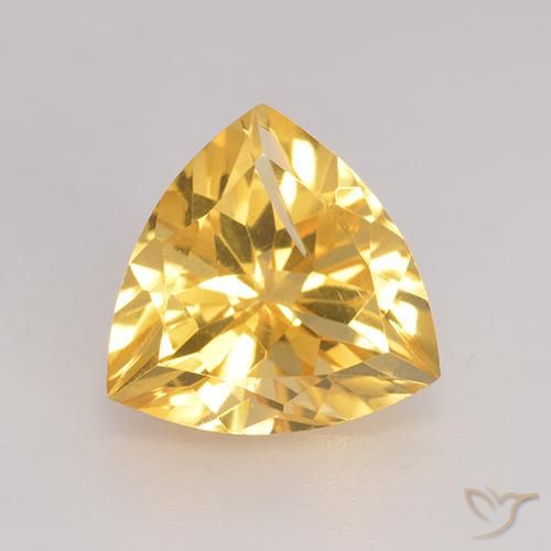 2.26ct Naturale Oro medio Citrino, Taglio trillion, VS