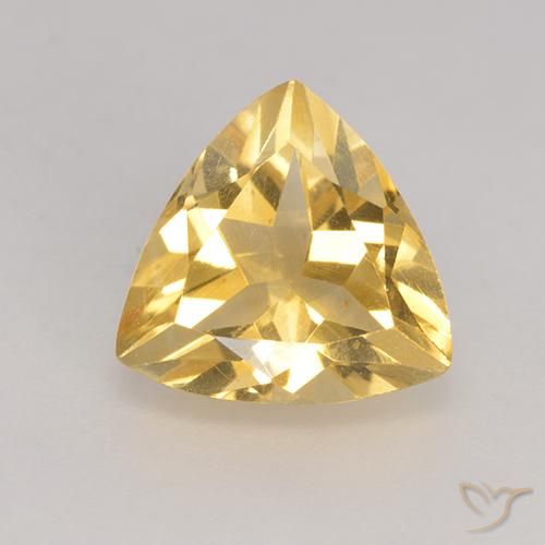 2.31ct Naturale Oro medio Citrino, Taglio trillion, VS