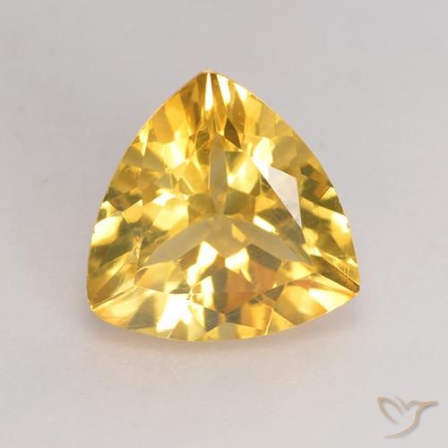 2.33ct Naturale Oro Citrino, Taglio trillion, VS