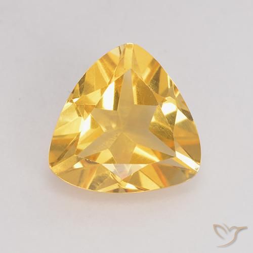 1.99ct Naturale Oro medio Citrino, Taglio trillion, VS