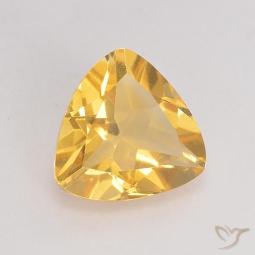 Citrino Oro medio naturale da 1.99 ct, Taglio trillion, VS