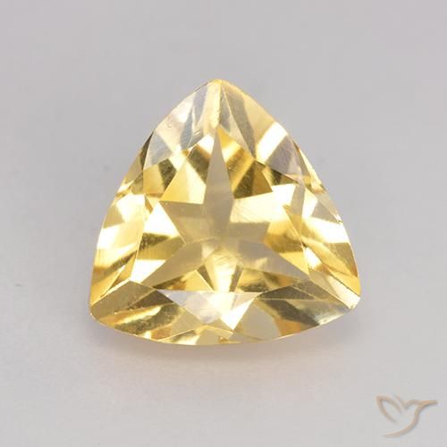 2.17ct Naturale Oro Citrino, Taglio trillion, VS